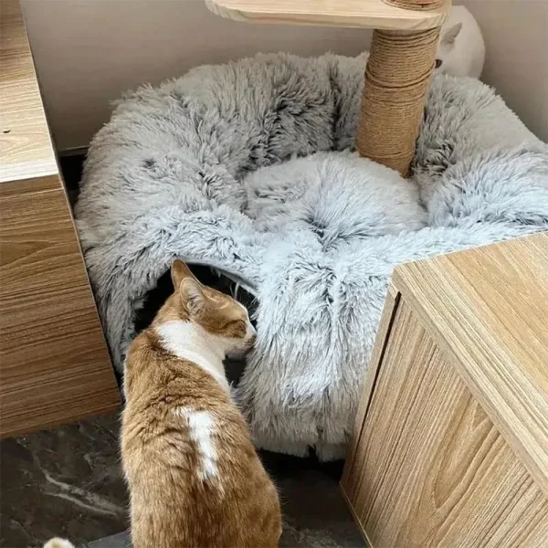 Pcat puppy rabbit tunnel bed for indoor cat